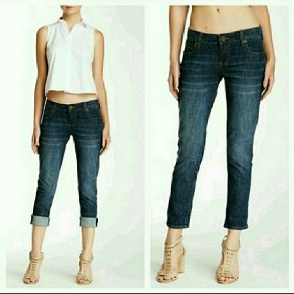 Kut from the Kloth Denim - Kut from the Kloth Katy Boyfriend Crop Jeans